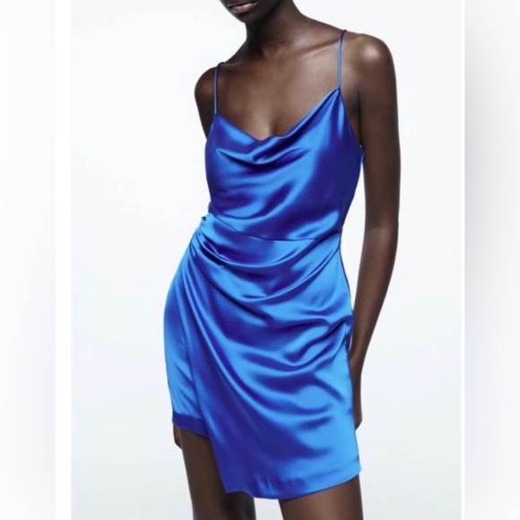 Garcia Samara Wrap Dress - Dazzling Blue